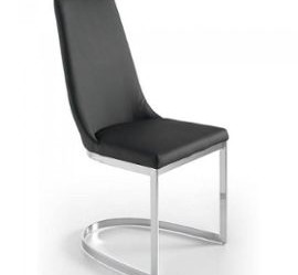 chaise salle a manger noire design