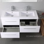 meuble double vasque 120 x 40