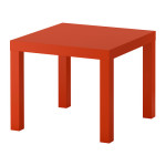 table d'appoint orange