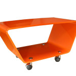 table d'appoint orange
