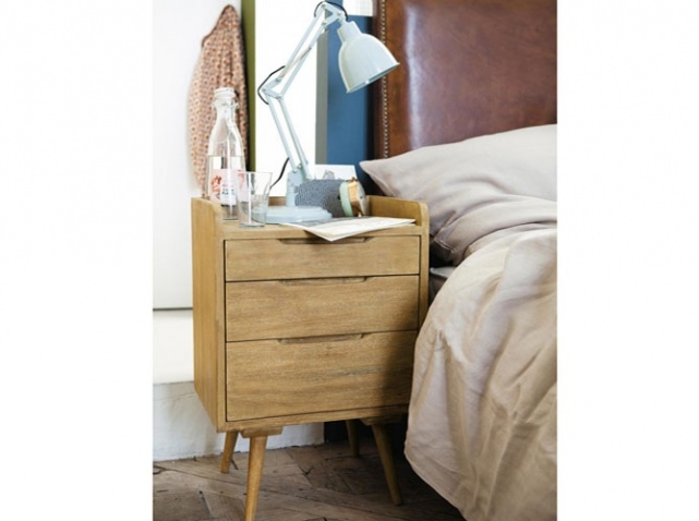 table de chevet vintage la redoute