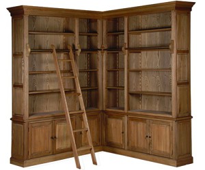 armoire d'angle de bureau