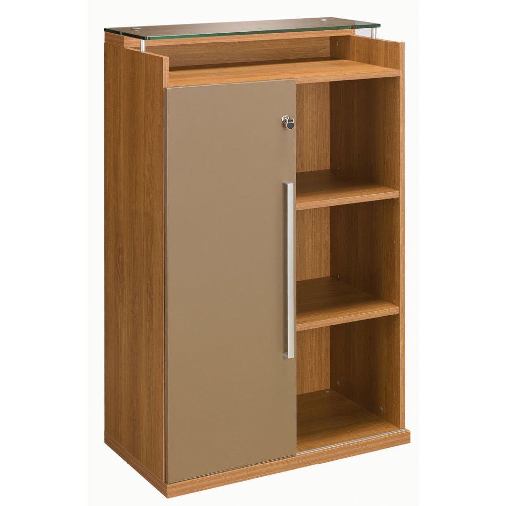 armoire de bureau en bois porte coulissante