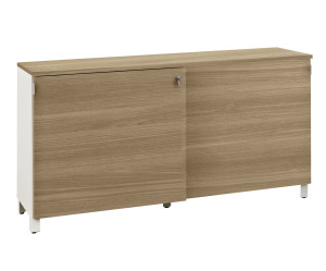 armoire de bureau en bois porte coulissante