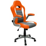 chaise de bureau orange