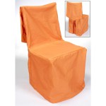 housse de chaise orange