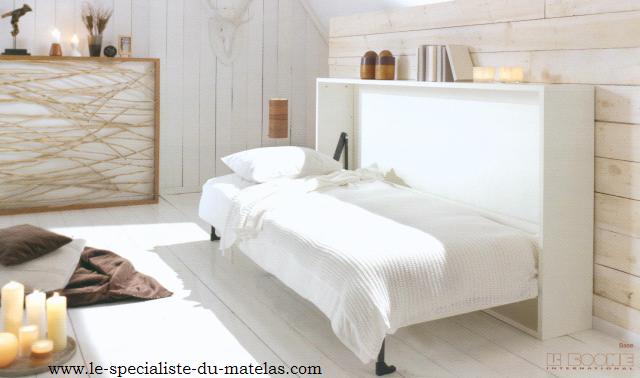 Lit rabattable horizontal Basic (1 personne)  Bedroom  Les Meubles Mailleux