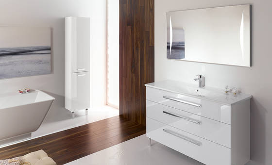 Meuble vasque en céramique / contemporain / en kit ESSENTO Burg