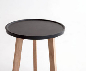 table d'appoint ronde en bois