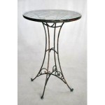 table de bar en fer forge