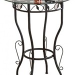 table de bar en fer forge