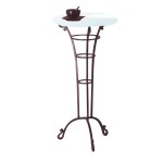 table de bar en fer forge