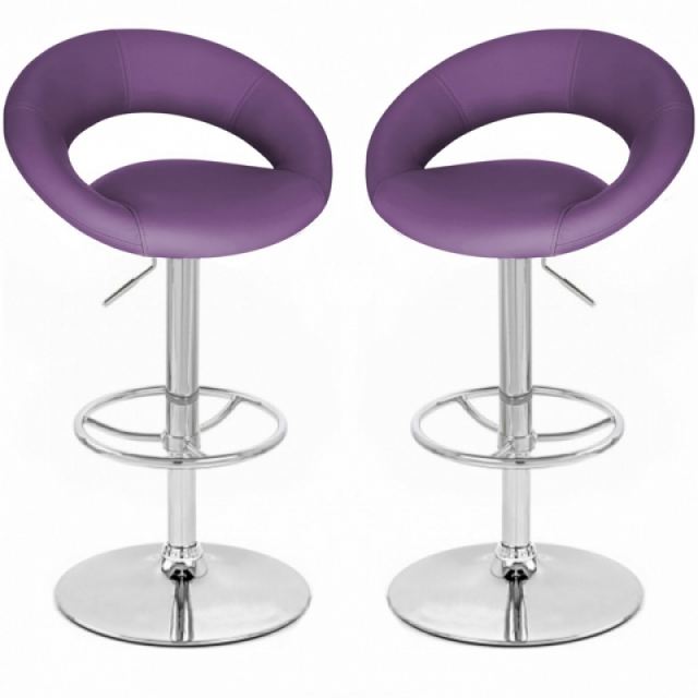 table de bar violette