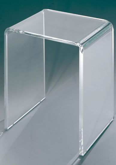 Tabouret Empilable Acrylique Transparent - Imperméable, Supporte 127 Kg - Pour Salle De Bain, Cuisine, Bureau