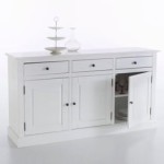 buffet de cuisine bois blanc