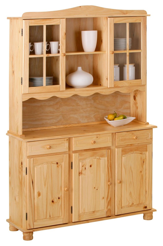 mobilier maison buffet de cuisine en pin pas cher 9