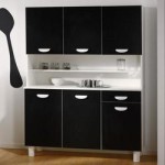 buffet de cuisine moderne 6 portes rouge italian