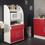 buffet de cuisine sur roulettes astrid