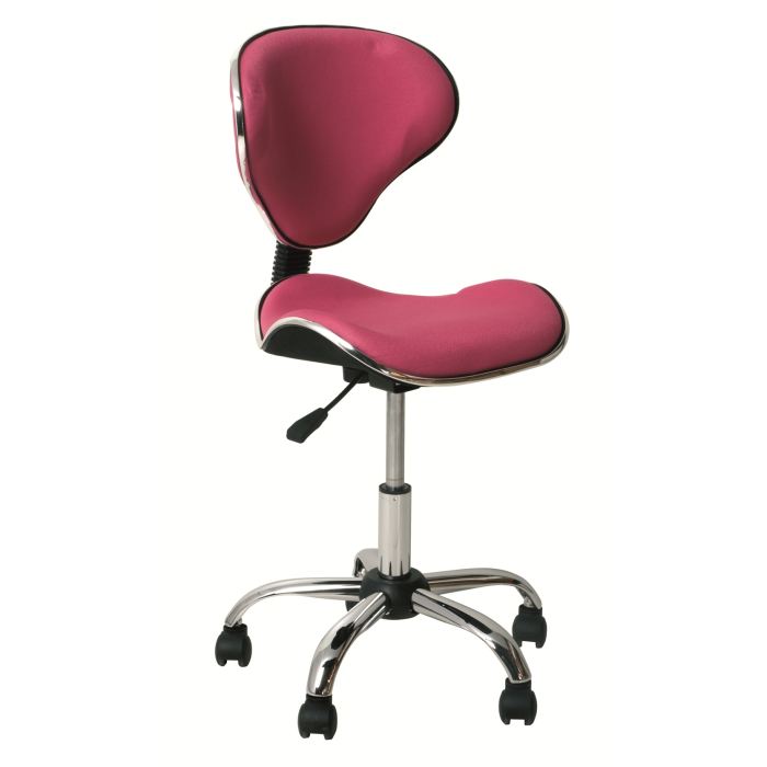 Chaise de bureau ergonomique rose  Oxybul  Chaise de bureau ergonomique rose