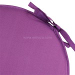 galette de chaise violette