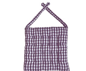 galette de chaise violette