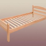 lit une personne en bois