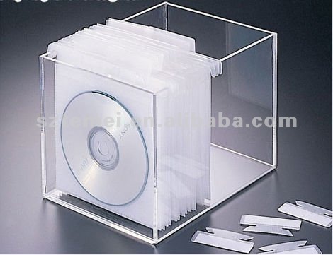 16,5 x 12 x 5 cm Boîte de rangement CD (transparent)  HJU64T