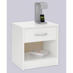 table de chevet blanche pas cher