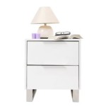 table de chevet blanche pas cher