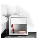 table de chevet blanche pas cher