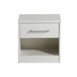 table de chevet blanche pas cher