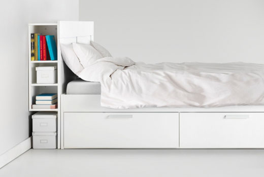 tete de lit avec rangement coulissant ikea