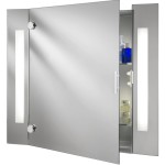 armoire salle de bain miroir 60 cm