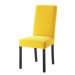 housse de chaise jaune