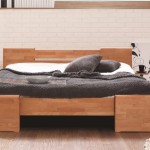lit deux personnes en bois