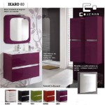 meuble bas salle de bain noir