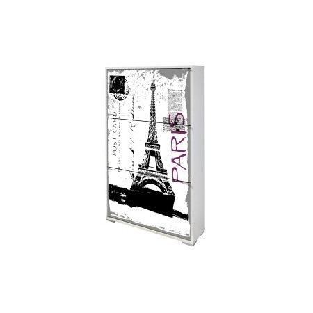Meuble à chaussures sérigraphié union jack