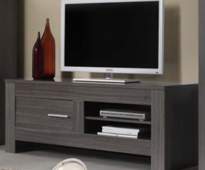meuble tv haut gris