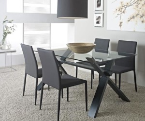 table a manger gris anthracite