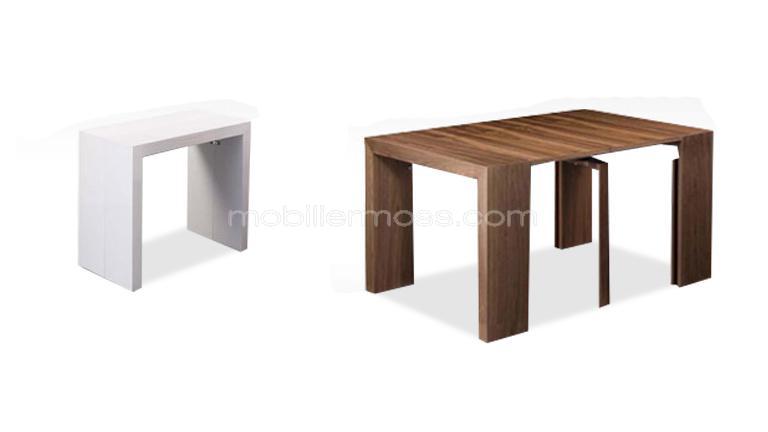 meuble console transformable en table