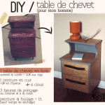 table de chevet diy