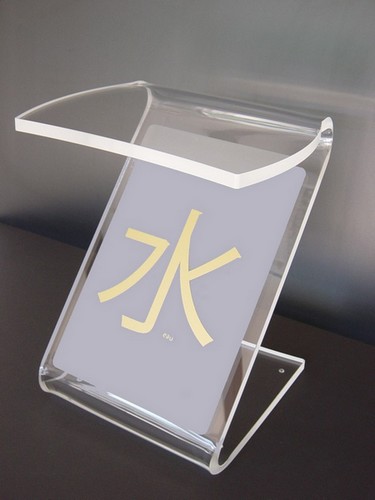 tabouret de douche en plexiglas