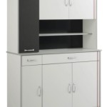 buffet de cuisine noir et blanc