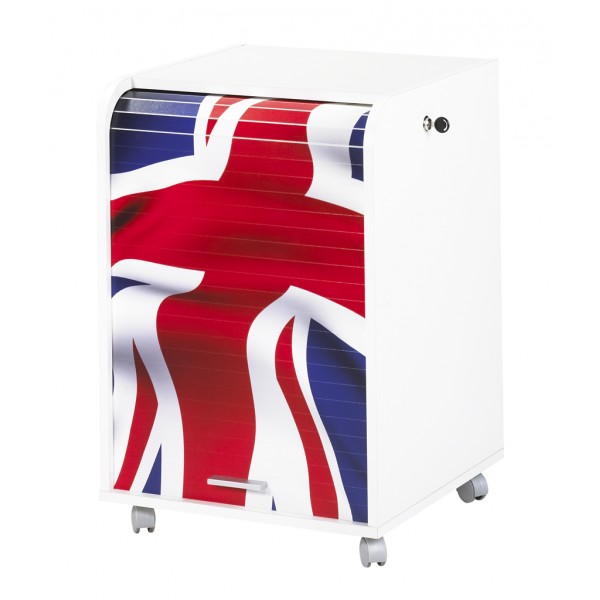 BUREAU D'AVOCAT 180cm STYLE ANGLAIS VICTORIEN A CAISSON