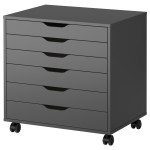 caisson de bureau sur roulettes blanc