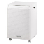 caisson de bureau sur roulettes blanc