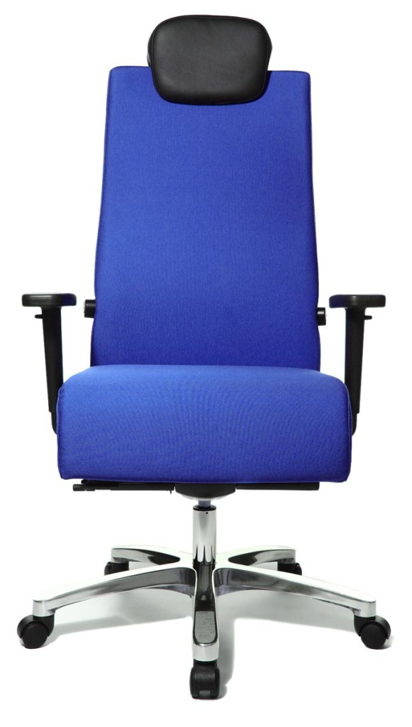 chaise de bureau bleu