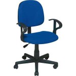 chaise de bureau bleu