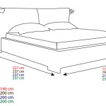 lit deux personnes taille standard