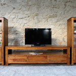 meuble tv haut en bois